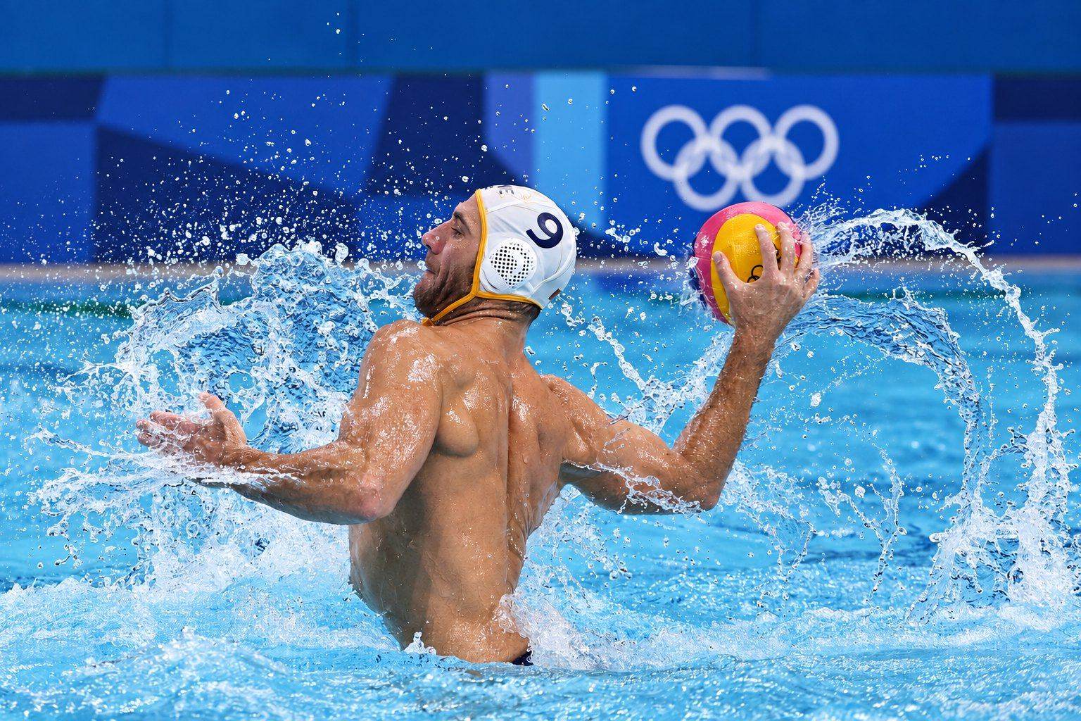 Aleksandar Ivović competing for Serbia at the Olympic Games